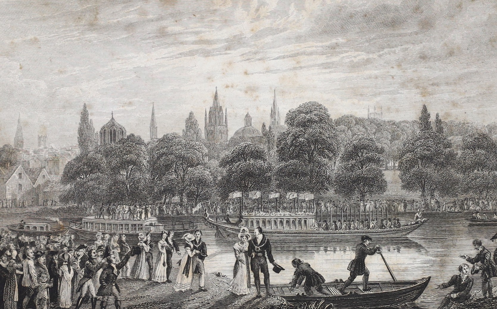 OXON: (Dillon, Rev. Robert Crawford). The Lord Mayor's Visit to Oxford, in the month of July, 1826. Written at the desire of the party, by the Chaplain to the Mayoratty. 2 plates; rebound cloth, sm. 8vo. 1826